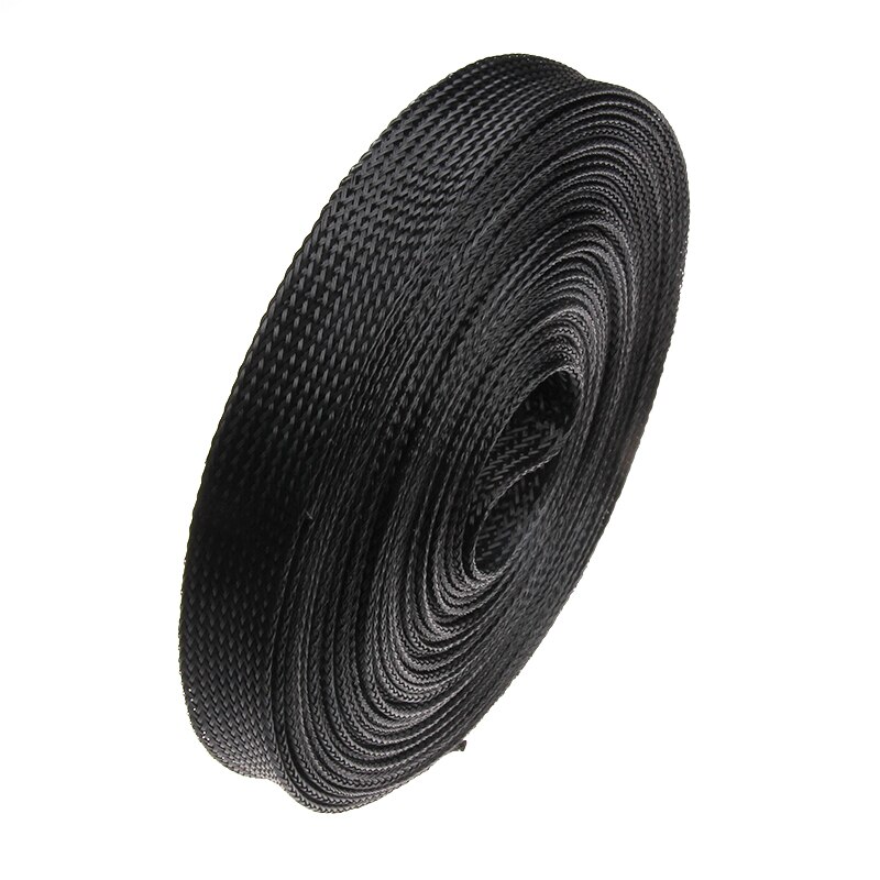 5M Strakke Pet Uitbreidbaar Kabel Mouwen Draad Klier Kabels Bescherming Ø: 4/6/8/10/12/15/20/25 Mm Isolatie Gevlochten Kous