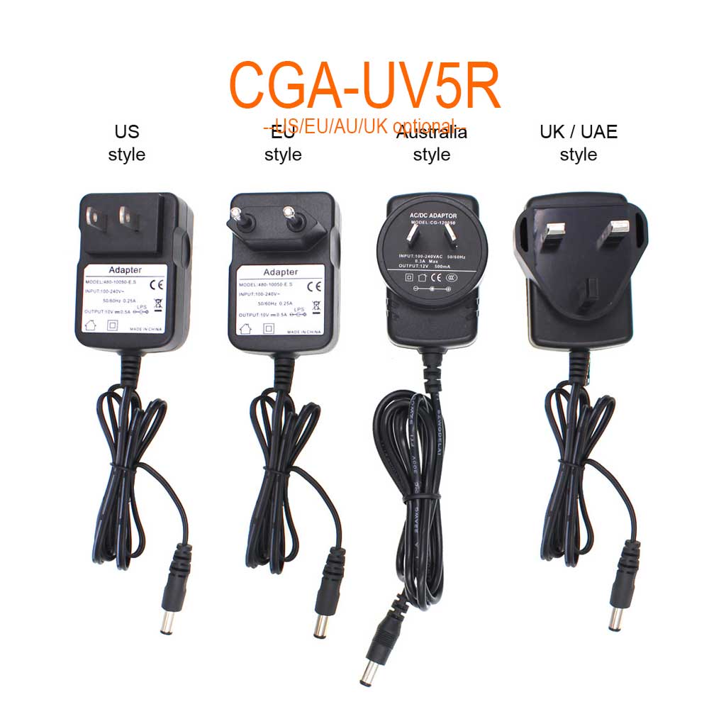 Original Charger for BAOFENG UV-5R DM-5R UV-5RA UV-5RB series two way Radios power adaptor and desktop for BL-5 li-ion Battery