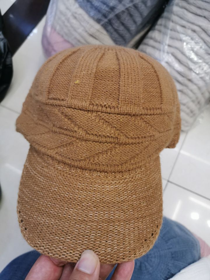 ¡Novedad de ! Gorro de béisbol de invierno de de punto cálido y grueso para hombre y mujer H35: 3