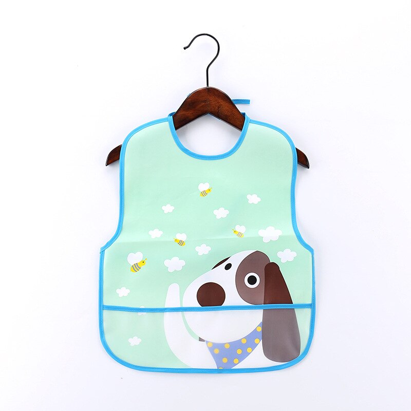 Einstellbare Baby Lätzchen EVA Wasserdicht Mittagessen Fütterung Lätzchen Baby Cartoon Fütterung Tuch Kinder Baby Schürze Babador Bandana: Dog