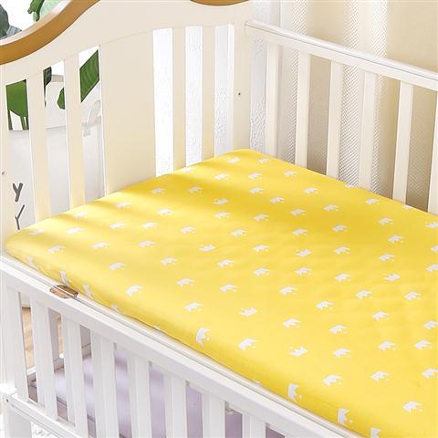 1 stykke madrasovertræk til baby seng bomuld nyfødt monteret ark børneseng madras beskytter sengetøj krybbe ark bomuld baby element: Xiaohuangguan