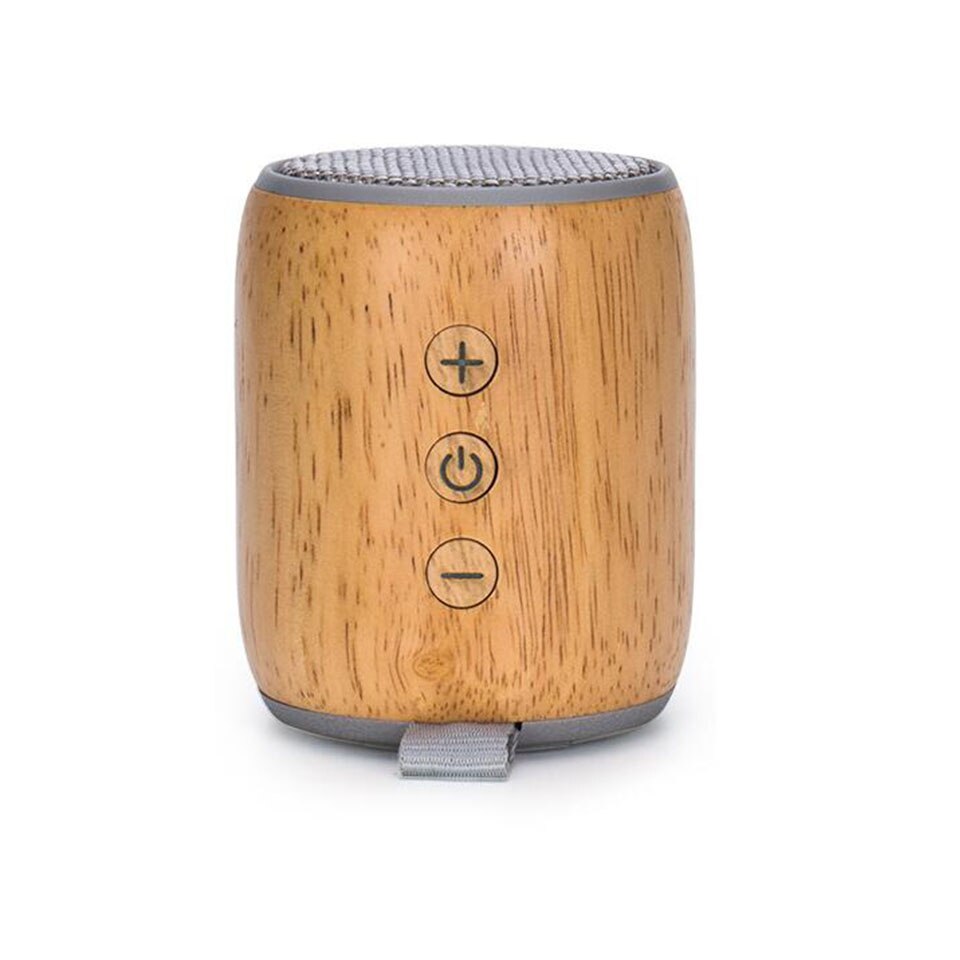 Draagbare Draadloze Bluetooth Speaker Houten 3 w Subwoofer Geluid Systeem Stereo Muziek Surround Radio FM Desktop voor iPhone Android