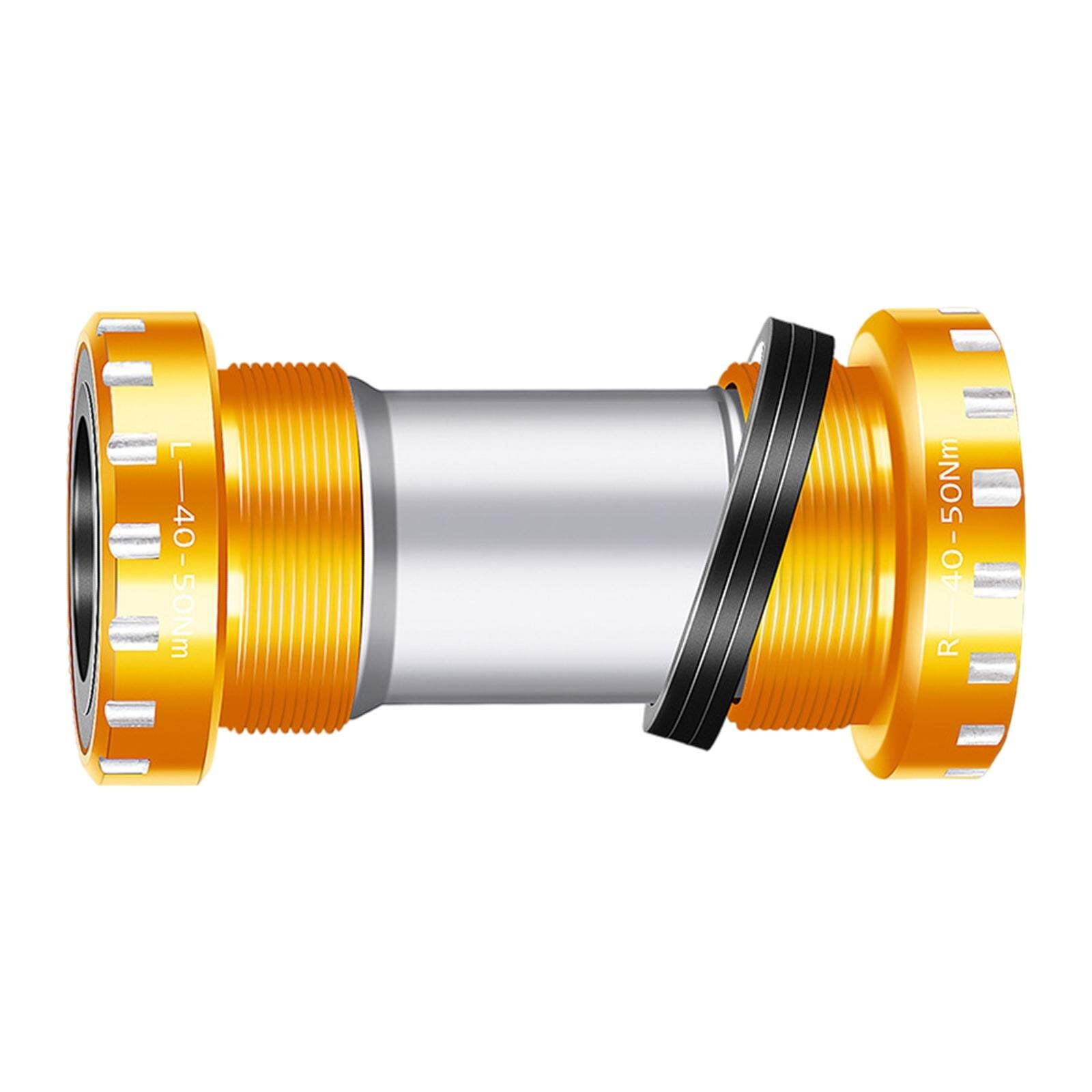 68MM-73MM Thread Aluminum Alloy Bottom Bracket for / Road Bike: Gold