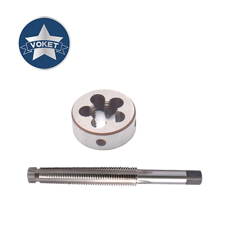 VOKET 1 Set Right hand Trapezoidal tap and Die set TR 8 10 12 14 16 X1.5 X2 X3 X4 thread Screw T R taps Threading Round Dies