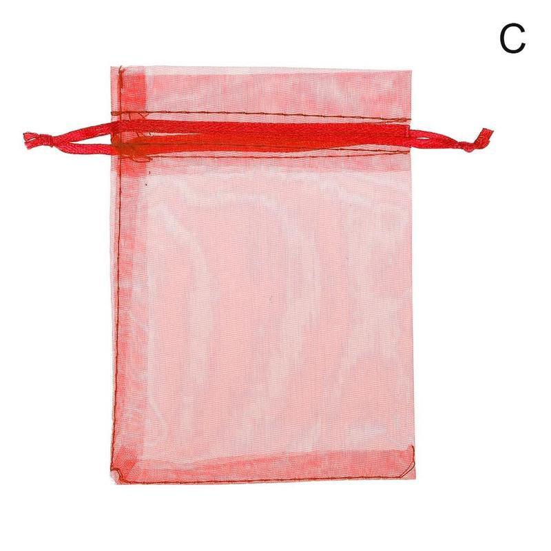 100PCS 7x9CM Candy Taschen Schmuck Verpackung Taschen Hochzeit Party Dekoration Drawable Taschen Tasche beutel: 3