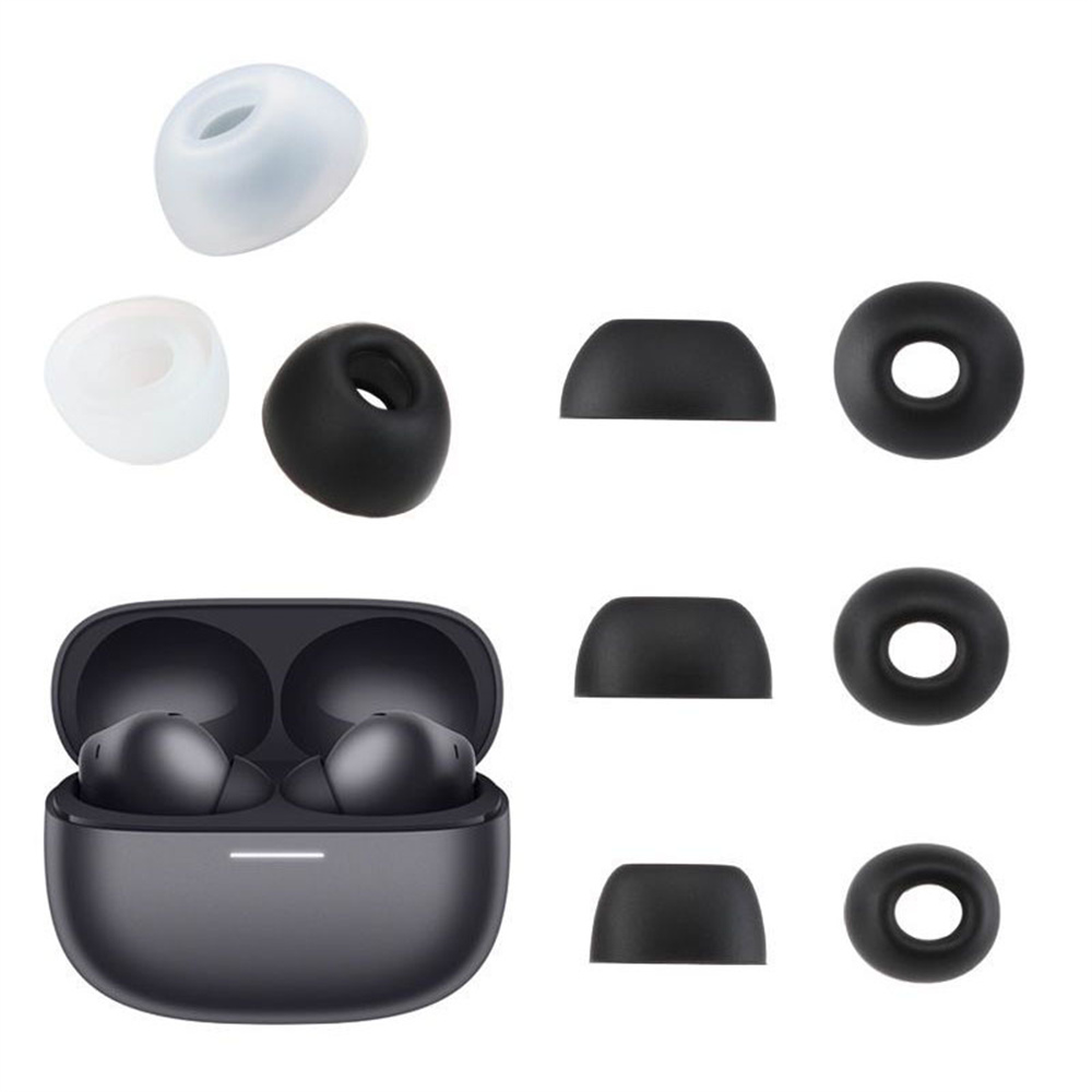 Silikonowe końcówki douszne robić słuchawek Xiaomi Redmi pąki 6zawodowiec Wkładki douszne Wymienne zatyczki robić uszu Eargel