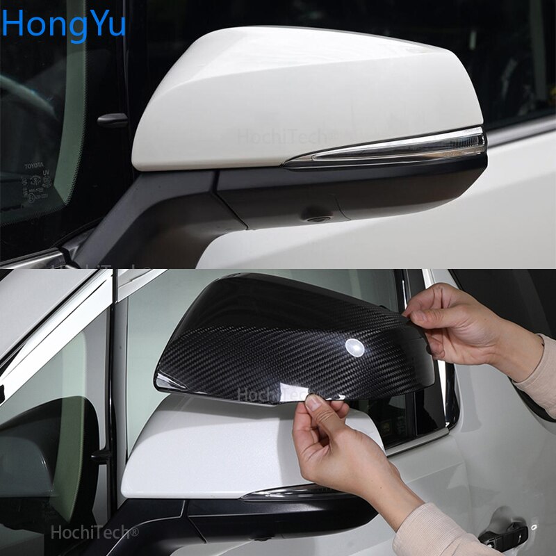 For Toyota Alpha Rearview Mirror Cover Alphard Vellfire 30 Series Twin Engine Willfa Carbon Fiber Rearview Mirror Cover