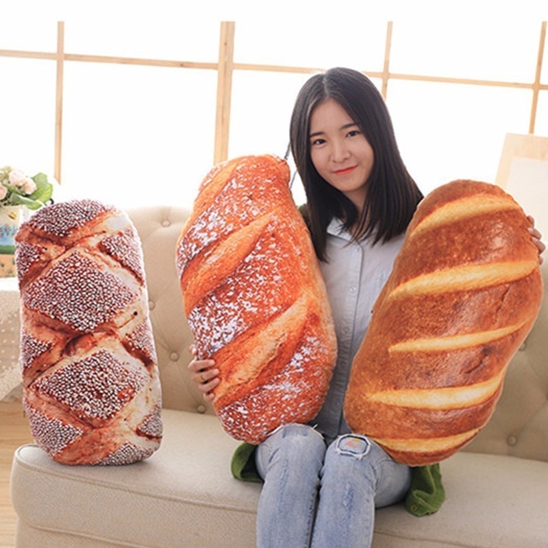 Wystrój domu chleb poduszka my wzór poduszki kreatywny śmieszne na kark i ciało poduszka z wewnętrzną poduszka robić spania 50/70cm