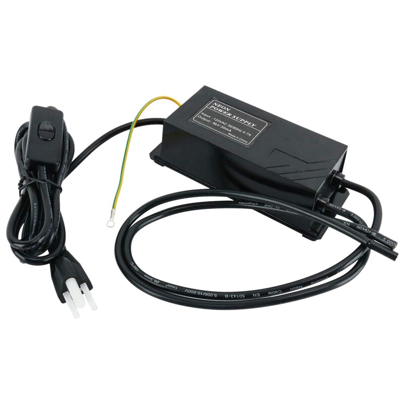 Neon- Elektronische Transformator 8000V 8KV 30MA Neon- Netzteil Gleichrichter Bausatz UNS Stecker
