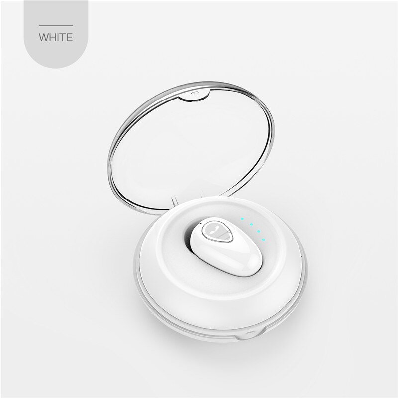 BENIGE TWS Bluetooth 5.0 Hoofdtelefoon Airdots Hoofdtelefoon Draadloze koptelefoon 3d stereo ruisonderdrukking Vingerafdruk Touch Gaming Headset: HDT white