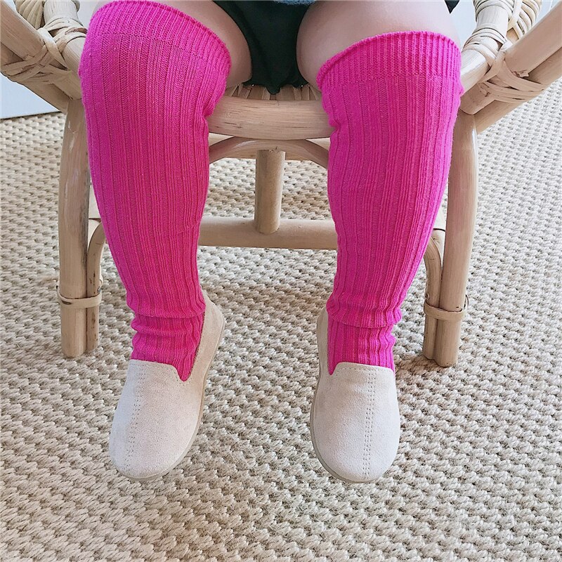 Kids Sokken Katoen Kinderen Korte Sokken Effen Kleur Fluorescerende Mode Sokken Grappige Leuke Baby Voet Dragen Ademend Geen Hak