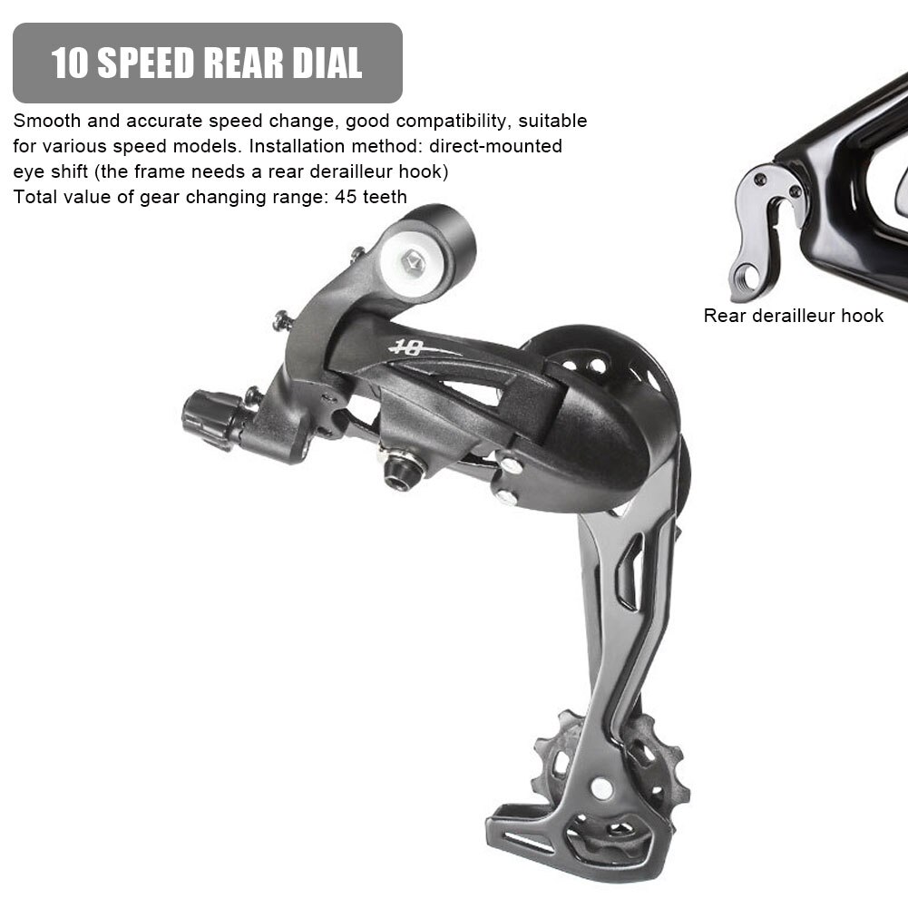 Bicycle Transmission Mountain Bike Rear Derailleur 7/8/9/10/11 Speed Fit Shimano Transmission System Mountain Bike Transmission: B