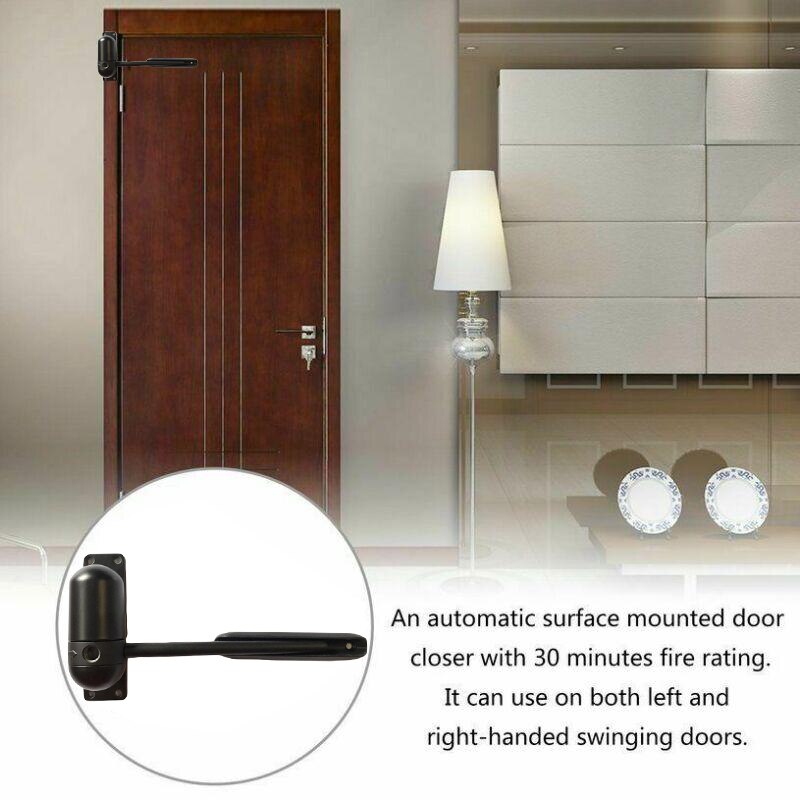 Heavy Duty Adjustable Surface Mounted Door Gate Closer Fire Rated Spring Loaded Furniture Door Hardware