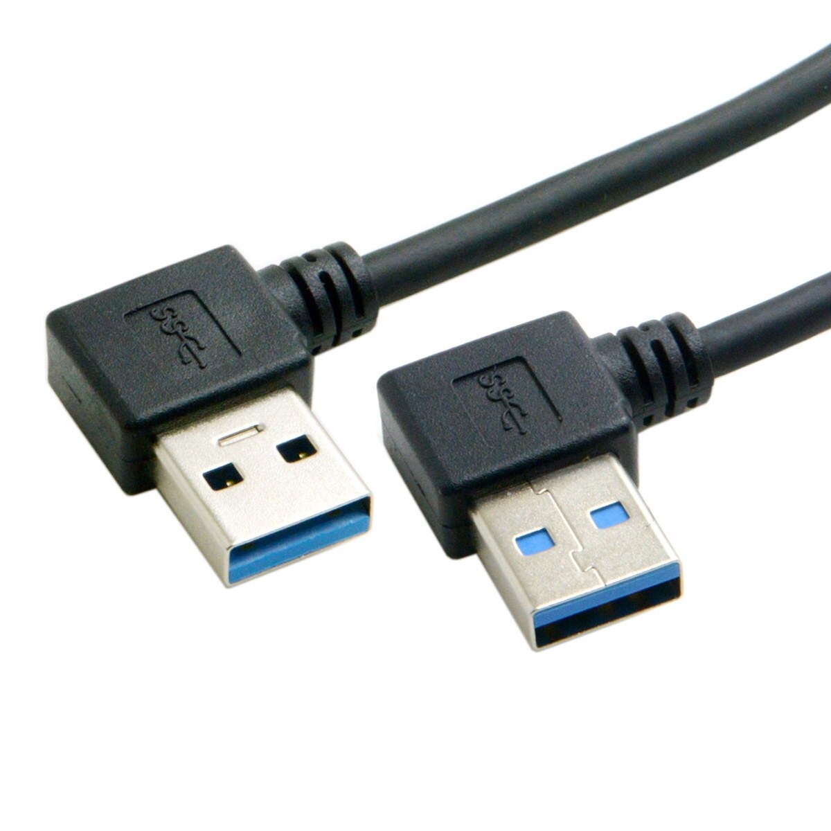 CY USB 3,0 Typ A Stecker 90 Grad Verknüpfungen Abgewinkelt USB 3,0 EINE Kunst Rechts Winkel-verlängerungskabel