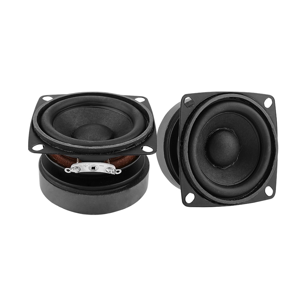 Aiyima 2 Stuks Draagbare Audio Speakers 53Mm 4 Ohm 15W Volledige Range Geluid Speaker Mini Luidspreker Voor Thuis theater Diy