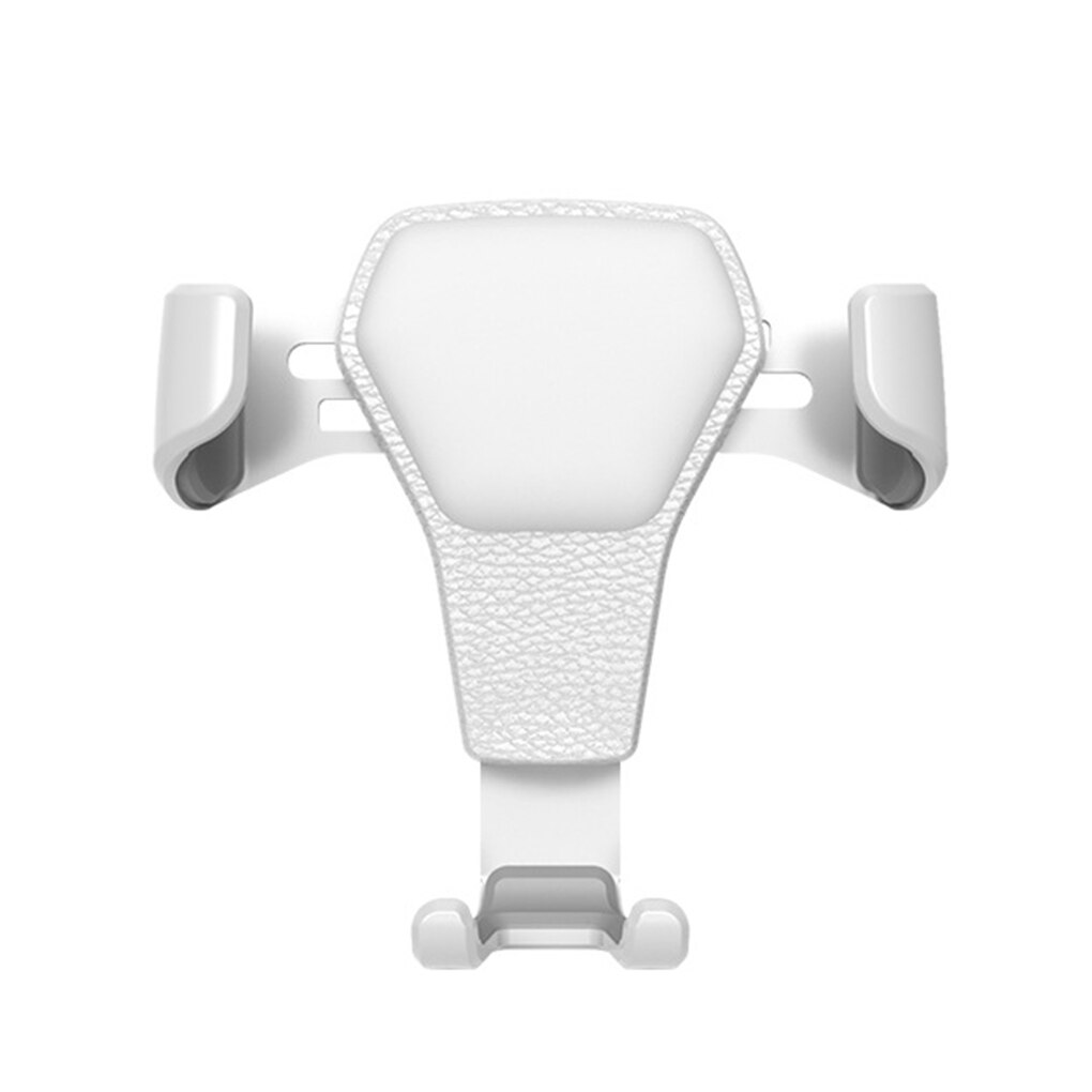 Universele Gravity Auto Telefoon Houder Replacecment Voor Iphone Xiaomi Smartphone Autohouder Stand Air Vent Mount Ondersteuning: WHITE