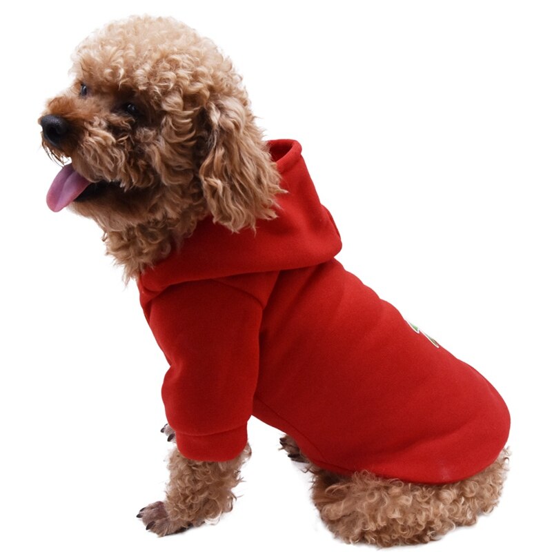 Pet Cute 2 Legged Hoodie Autumn Winter Thickening Warm Dog Clothes Outfit Tops Hooded Sweater For Dogs 2 2 2 2 1