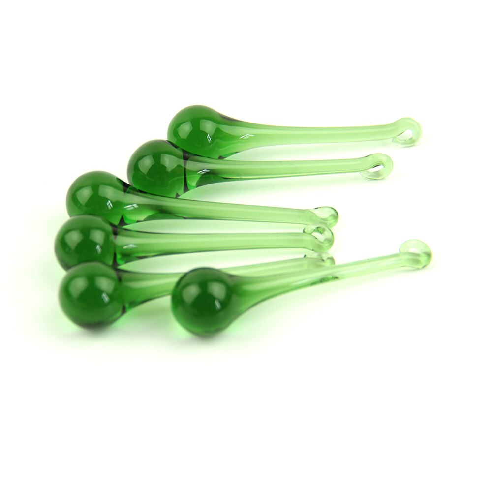 16x6 0Mm/20X80Mm 10 Stuks Veelkleurige Regendruppels Kristallen Kroonluchter Onderdelen Lamp Glas Opknoping Hangers Kralen gordijn Accessoires: dark green / 20x80mm 10pcs
