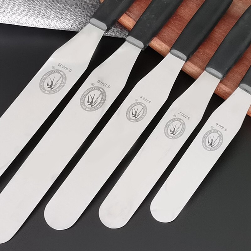Cake Spatula Cream Spatula Scraper Baking Cake Tool Stainless Steel Cake Spatula Smoothing Cake Decoration Tool