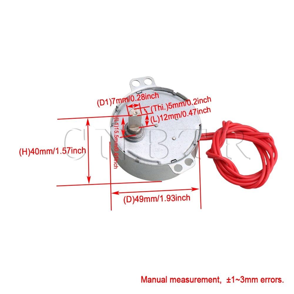 Undirectional CNBTR Undirectional CCW/CW Synchronous Motor Outpu... – Grandado