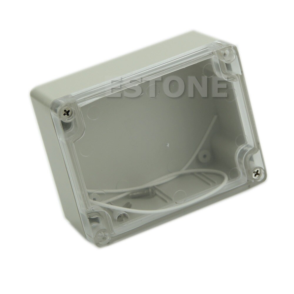 1PCS Plastic Waterproof Clear Cover Electronic Project Box Enclosure Case 115x90x55MM