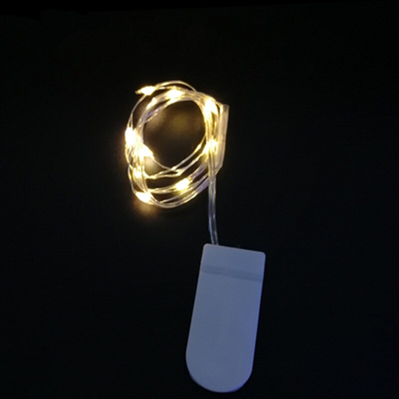 Led-lichtsnoer 3m 2m knoppen 5m op batterijen werkend, voor kerstversiering op bruiloften en andere gelegenheden.