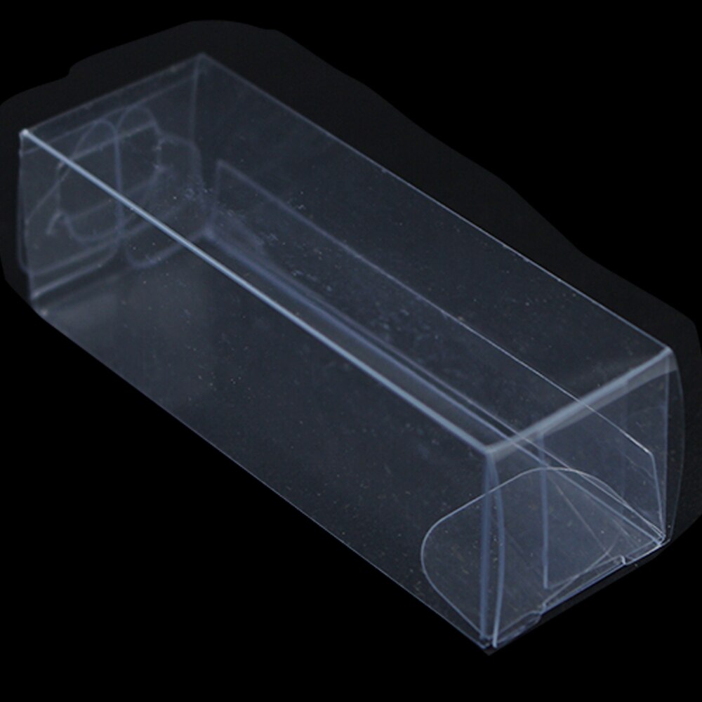 50Pcs/ Lot Wedding Transparent PVC Box Clear Favor Craft Display Box Cosmetic Jewelry Plastic Box Packaging For Pen