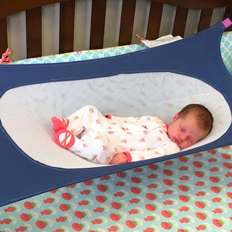 Øge åndbar mesh foldbar vaskbar sovekomfort sikker og praktisk åndbar sommer baby hængekøje