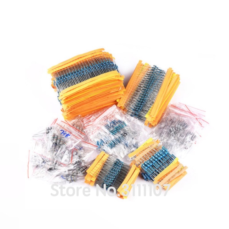 Résistances 470 Ohm 1/4W 5% - Couche Carbone Axiale - Lot De 100 - Marque YAGEO