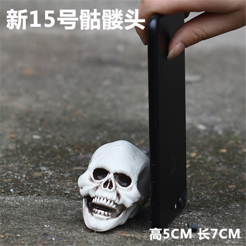 entsetzlich Schädel Statue Skulptur Halloween Bar Nachtclub Dekor Handwerk Malerei Requisiten Bar KTV Zähler Hause Dekoration: 15