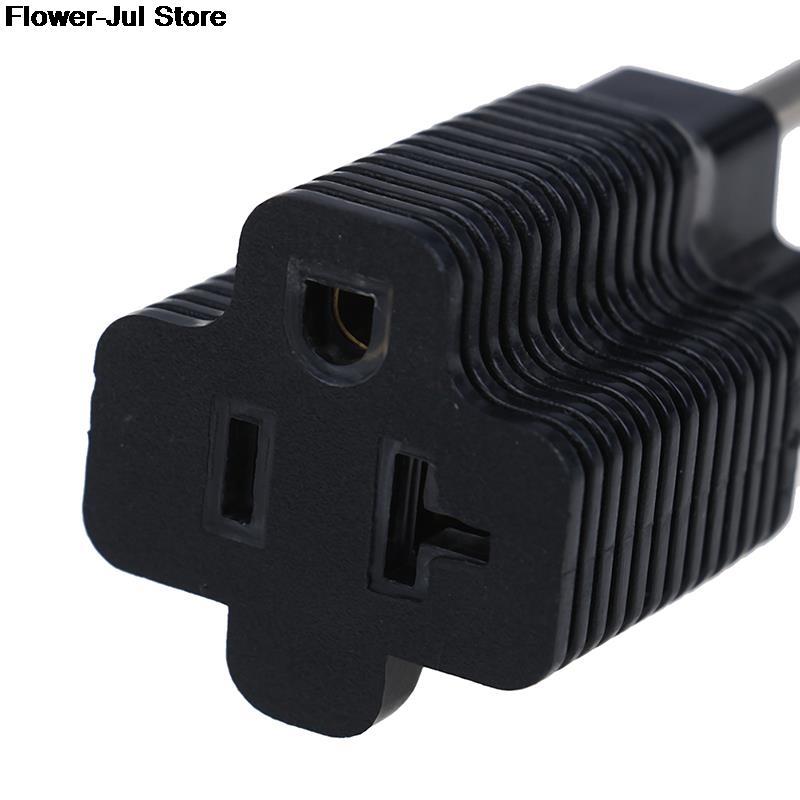 5-15P To 5-20R Adapter 15 Amp Household Plug to 20 Amp T-Blade Female Adapter 15 Amp Male To 20 Amp Female Plug Adapter