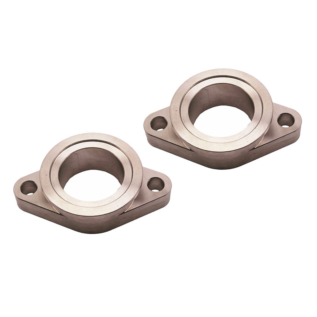 2x Inlet Wastegate Adapter 38mm to 38mm for 2 Bolt Flange Manifold