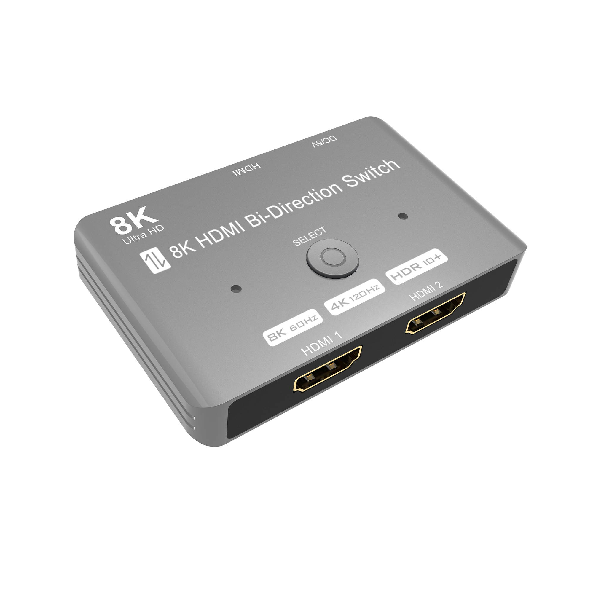 8K HDMI-schakelaar 1 in 2 uit 2 in 1 uit Bidirectioneel 8K bij 60 Hz 4K bij 120 Hz HDMI 2.1 Switcher 2X1 1X2 tweewegconverteradaptersplitter
