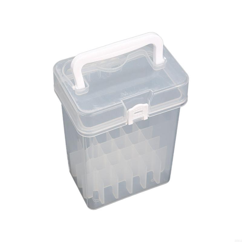 Pennarello multifunzionale per custodia Portapennarelli colorati in plastica trasparente Penna a pennello portatile per custodia per bambini: arancia