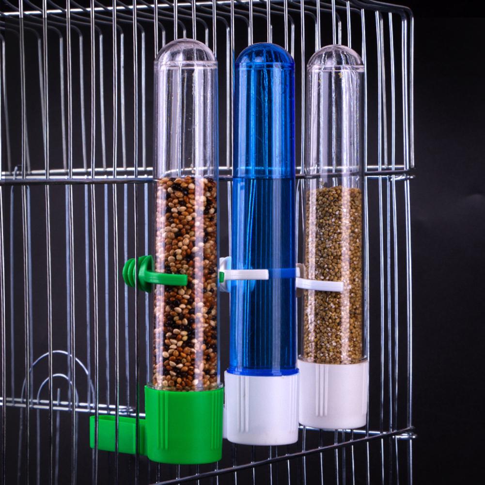 Bird Water Dispenser Automatic Water Fountain Parrot Food Box Feeder Cage Accessories