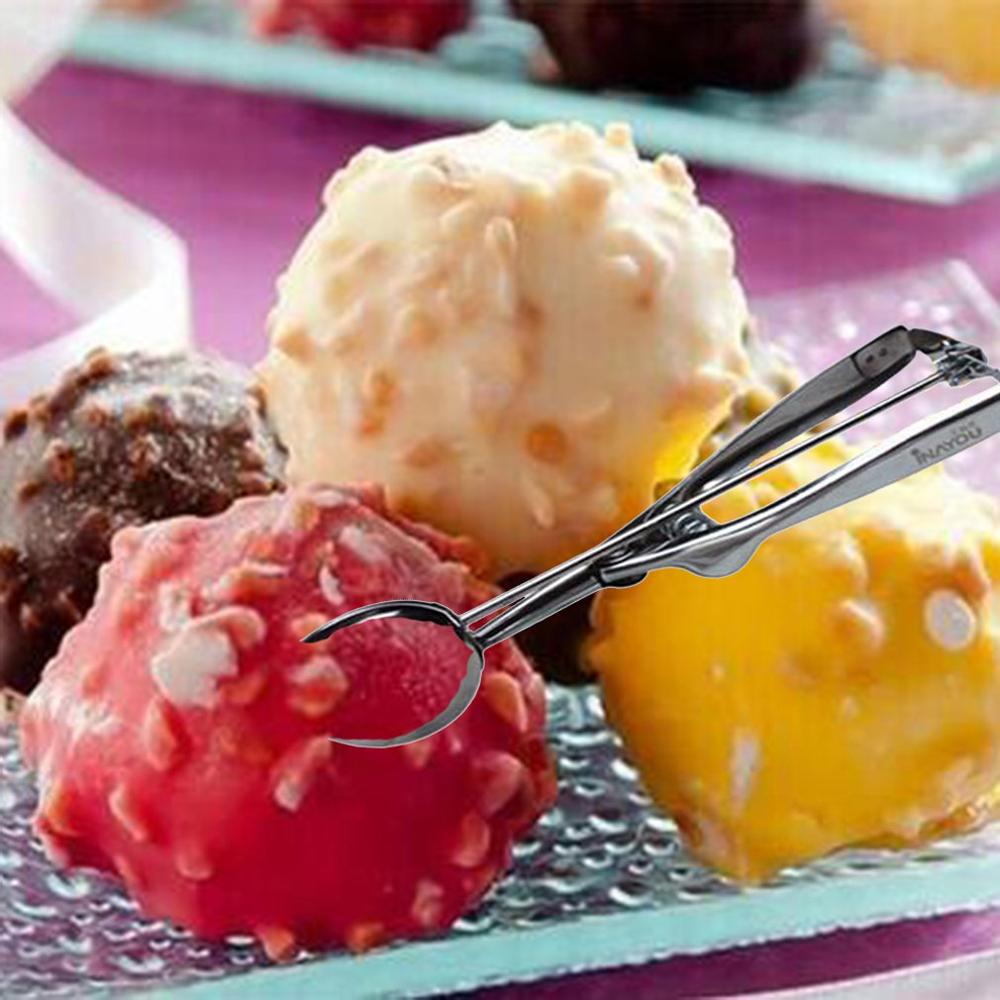 Ice Cream Scoop Stainless Steel Cookie Dough Scooper For Fruit Melon Baller Digging Ball Kitchen Confectionery Tool Accessory