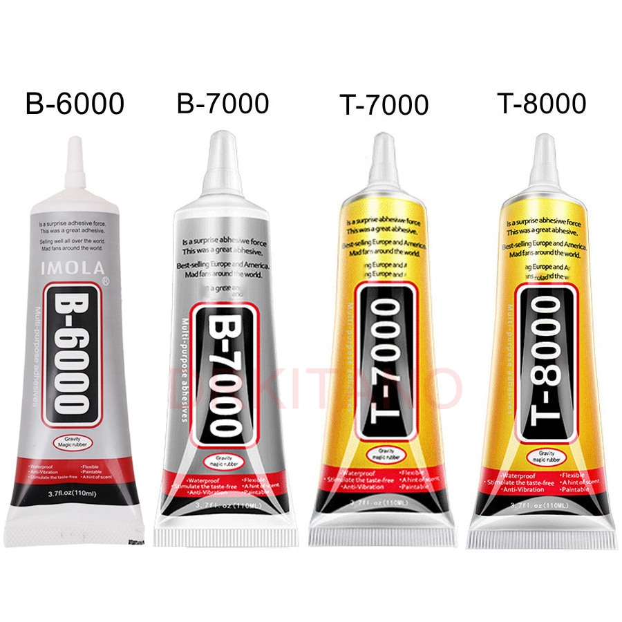 B-7000 T-7000 T-8000 pegamento multipropósito adhesivo de B7000 T7000 T8000 pegamento Teléfono, reparación de la pantalla de vidrio de resina epoxi líquida