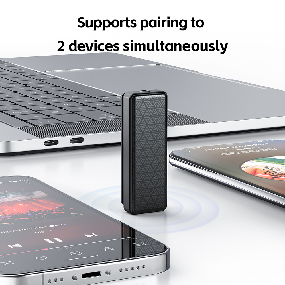 Fiio Btr11 Bluetooth 5,3 receptor Ldac adaptador amplificador de auriculares de Audio inalámbrico amplificador de auriculares personalizado con micrófono