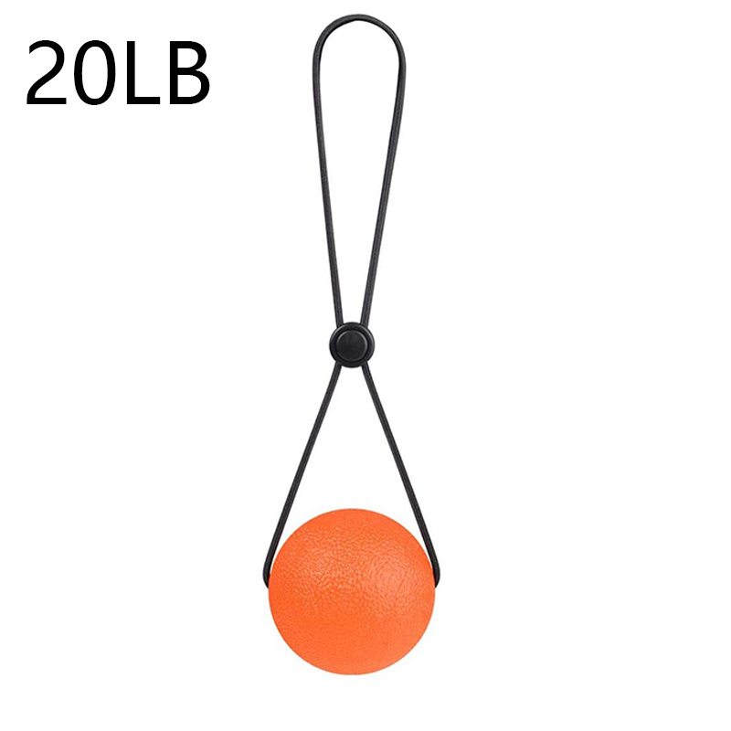 Pelota antiestrés portátil para agarre de mano, bolas para aliviar el estrés, fortalece el ejercicio de mano y alivia la tensión, ideal para niños y adultos: 20LB Orange