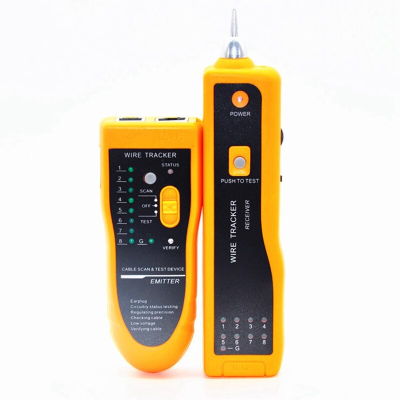 Ethernet Tester, Wire Tester, Wire Tracer, Network Cable Tester RJ11 RJ45 CAT5LAN Wire Tracer Portable Line Finder