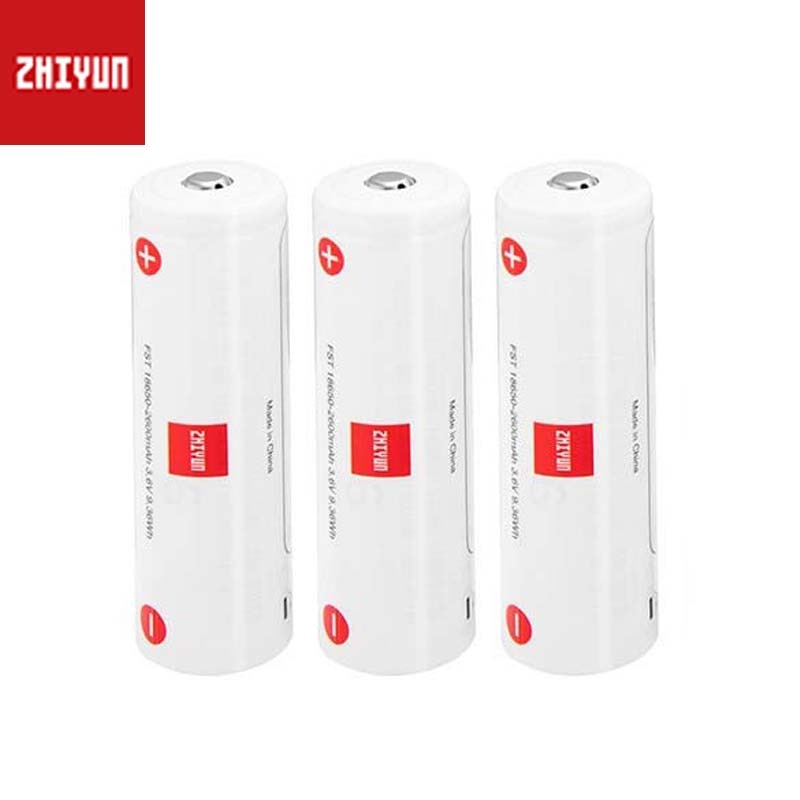 3Pcs Originele 18650 2600Mah Lipo Batterij Voor Zhiyun Crane 2 / Crane 3 Stabilizer Gimbal Onderdelen Accessoires