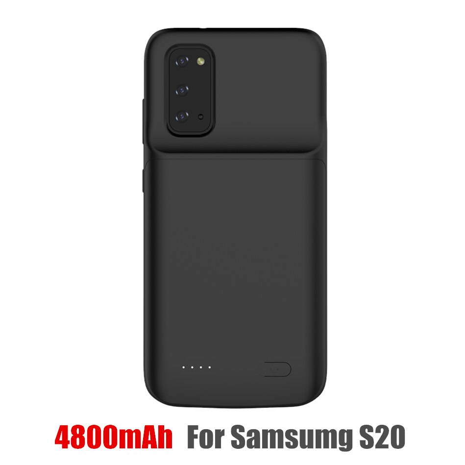 Amstar Acculader Gevallen Tpu Shockproof Voor Samsung Galaxy S20 Plus S20 Ultra Externe Batterij Opladen Case Cover: Samsung S20