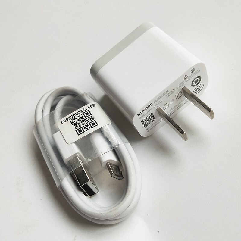 Xiaomi-cargador de viaje Mi 4X 4C Original, Cable Micro USB 5V 2A, adaptador de enchufe para EE. UU., para Redmi 7 7A 6A 5A Note 6 5 pro S2/A2 Lite