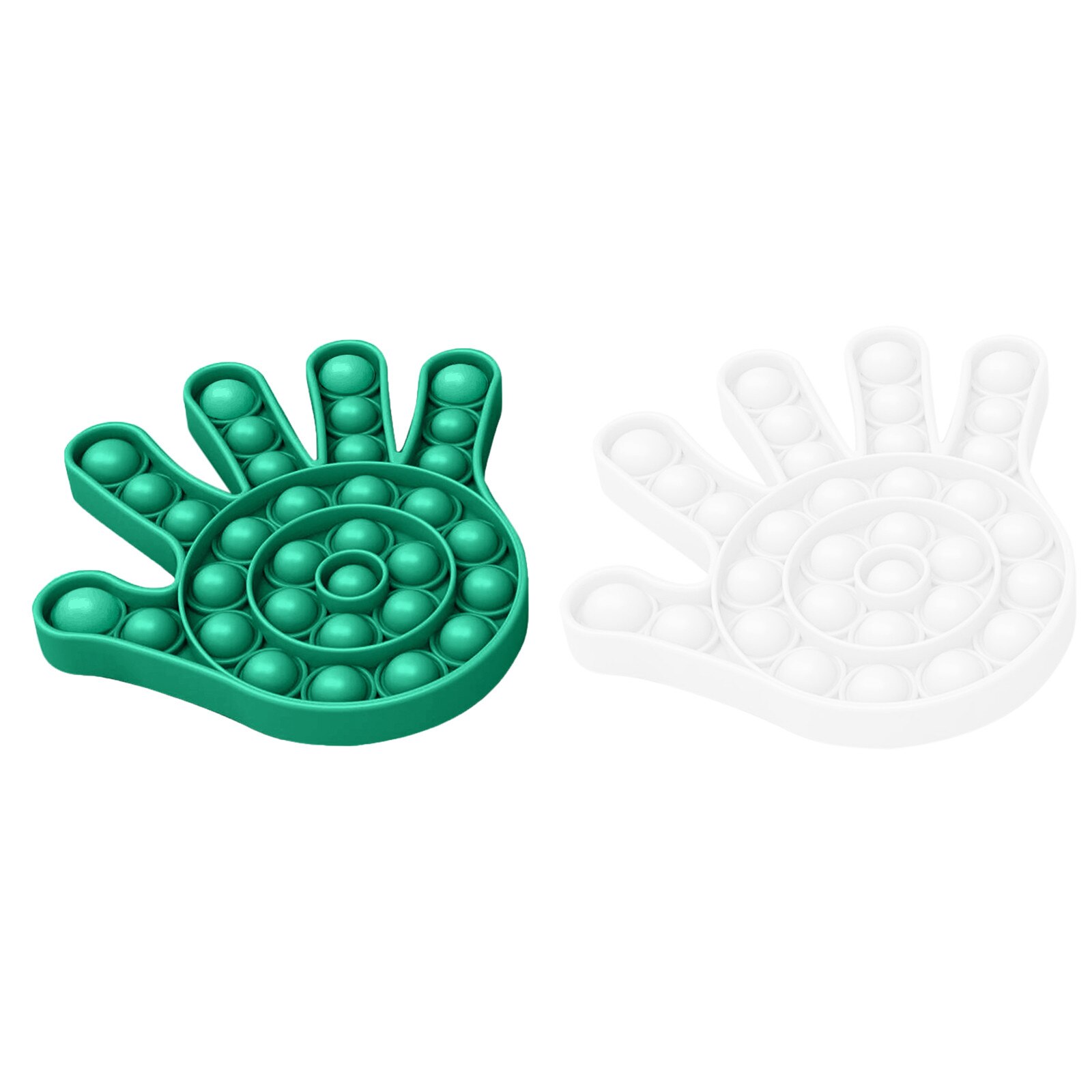 2PCS Push Pop Bubble Sensory Fidget Toy Funny Squishy Antistress Toys Autism Stress Relief Silent Classroom антистресс: B