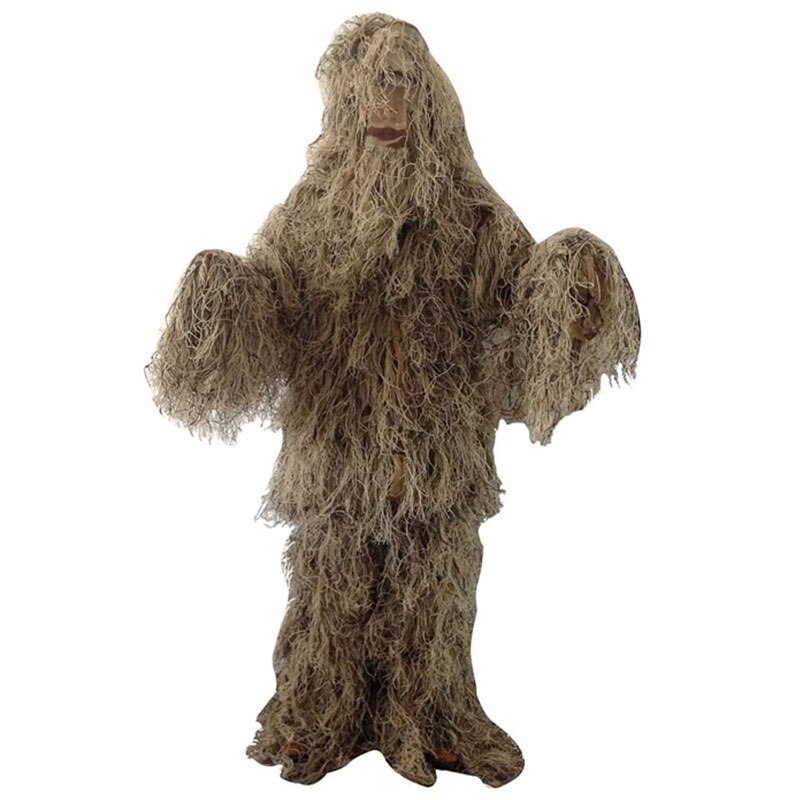 Costume Ghillie de chasse MENFLY, vêtements de Camouflage pour Cosplay PUBG, couleur du désert, gagnant du jeu de dîner de poulet, vêtements secrets pour passionnés: Default Title