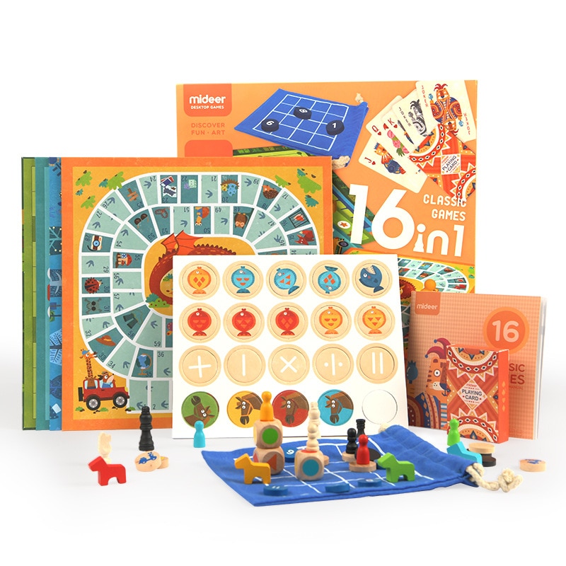 16in1 Multifunktionale Schach kinder Intelligenz spielzeug Multifunktionale Spiele Spielzeug für kinder party spiele