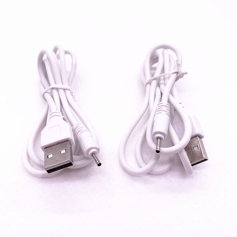 2 Stuks Usb Charger Cable Voor Nokia 1200 1202 1203 1208 1209 1265 1280 1315 1325 1506 1616 1650 1680c 1681c 1682c 1800 Wit