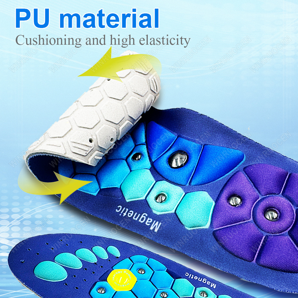 Magnetische Massage Inlegzolen Acupressuur Inserts Steunzool Orthopedische Acupressuur Schoenen Pads Verlichten Moe voor Mannen Vrouwen Unisex