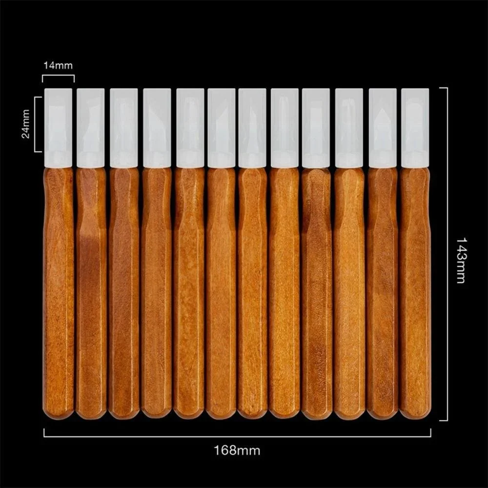 STONEGO Juego de Herramientas de cincel para tallar madera, cuchillo de oliva para grabado en madera, Kit de herramientas para tallar artesanal