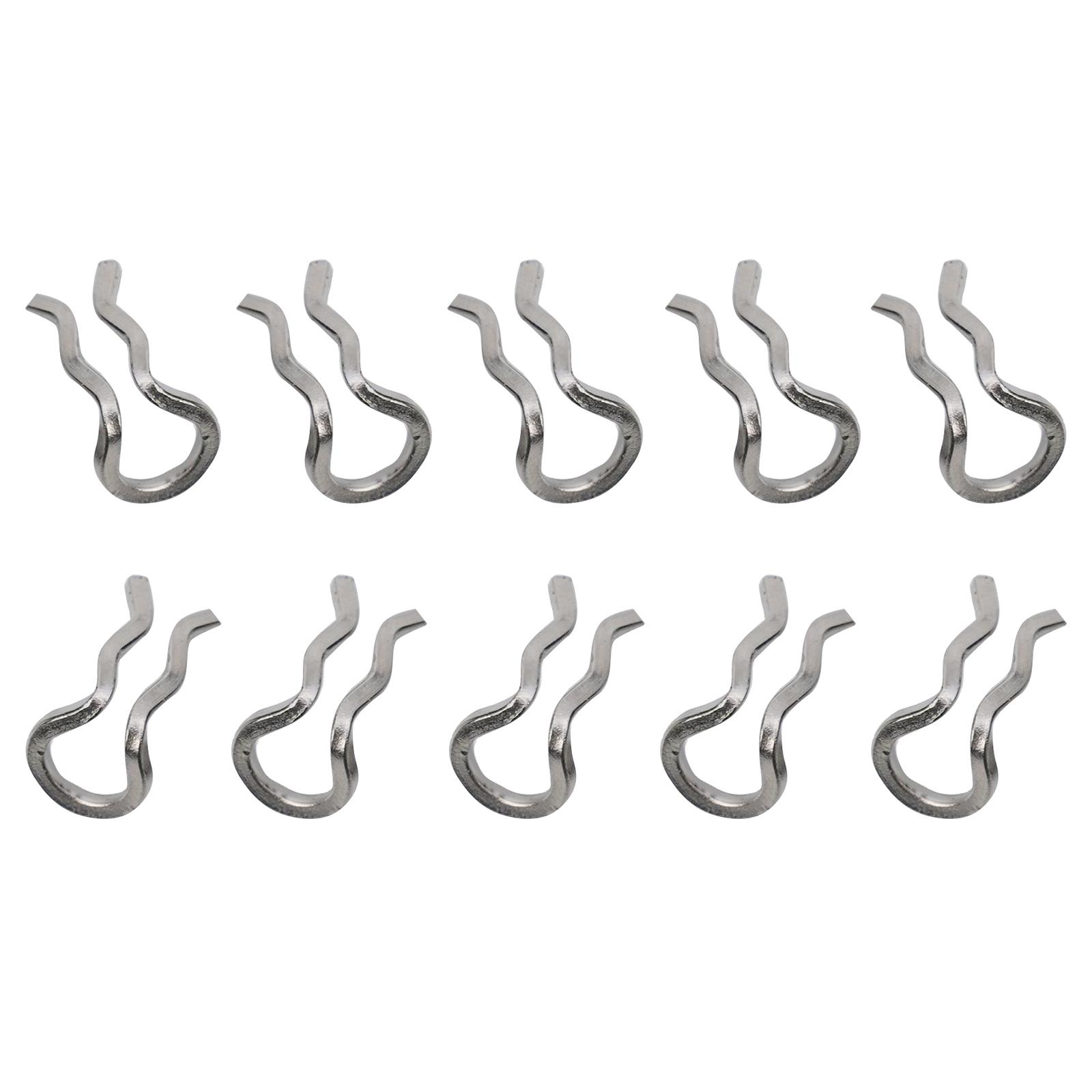 10 Stück Fahrrad hydraulische Scheibenbremsen Blöcke Schrauben Edelstahl Montagestift Einsätze Bremshalter Pin Sicherungsring Fahrradteile: Black